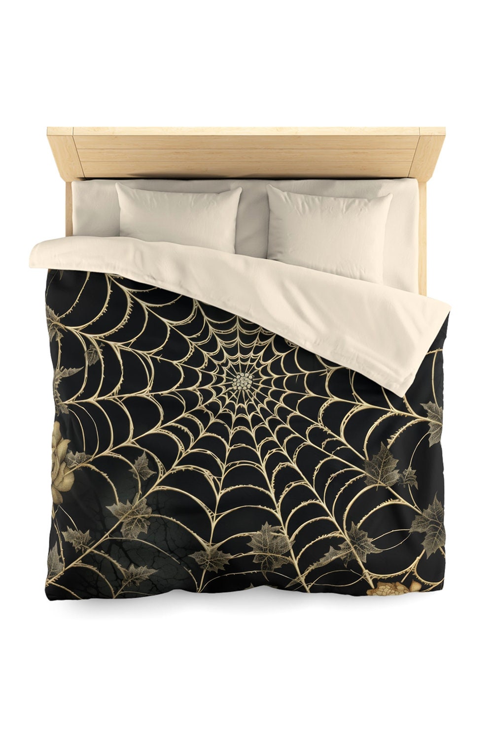 Vintage Webs Microfiber Duvet Cover - MADE TO ORDER