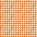 Halloween Check Harlequin Print Cotton Fabric Windham Fabrics in Orange and White
