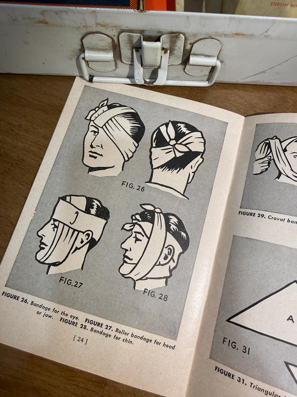 Vintage Johnson & Johnson First Aid kit 1967