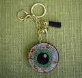 Eyeball Rhinestone Bag Charm Keychain