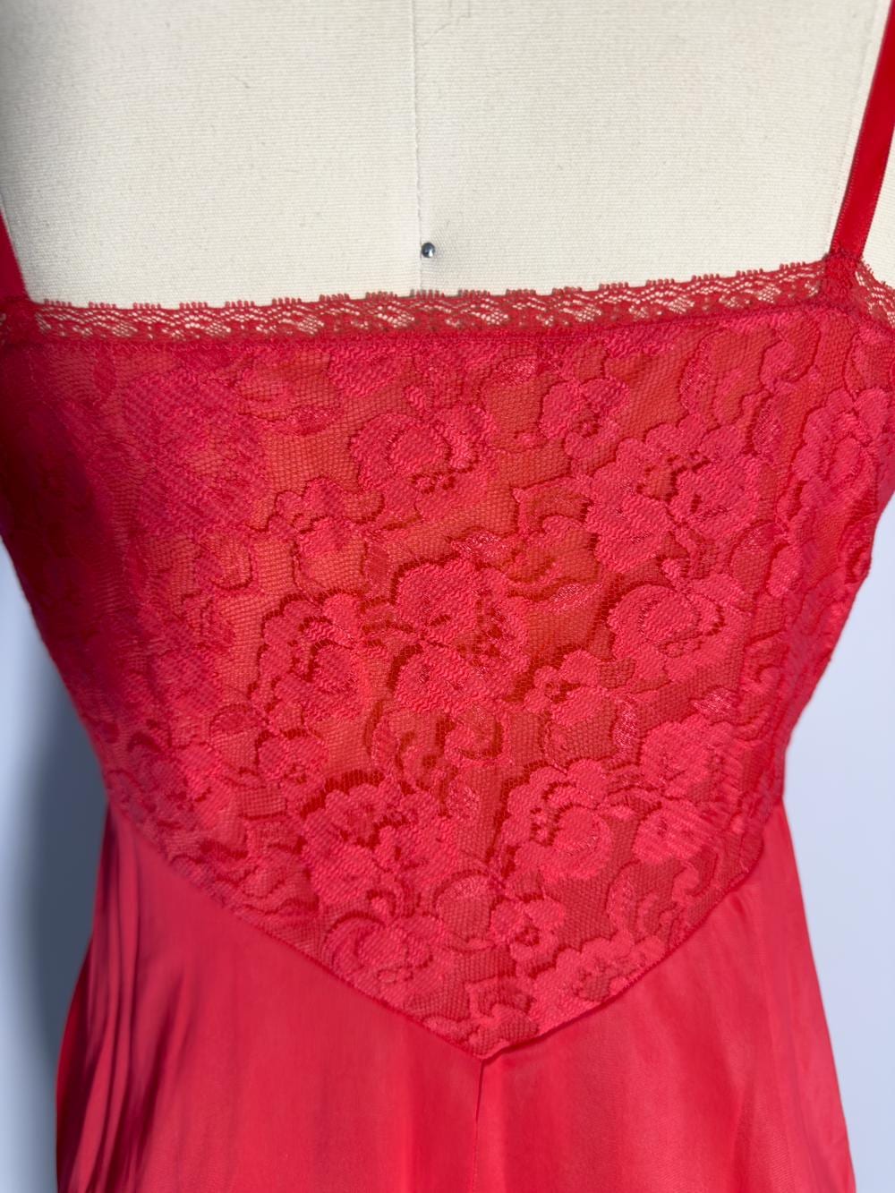 True Vintage Pink Lace Slip - FINAL SALE