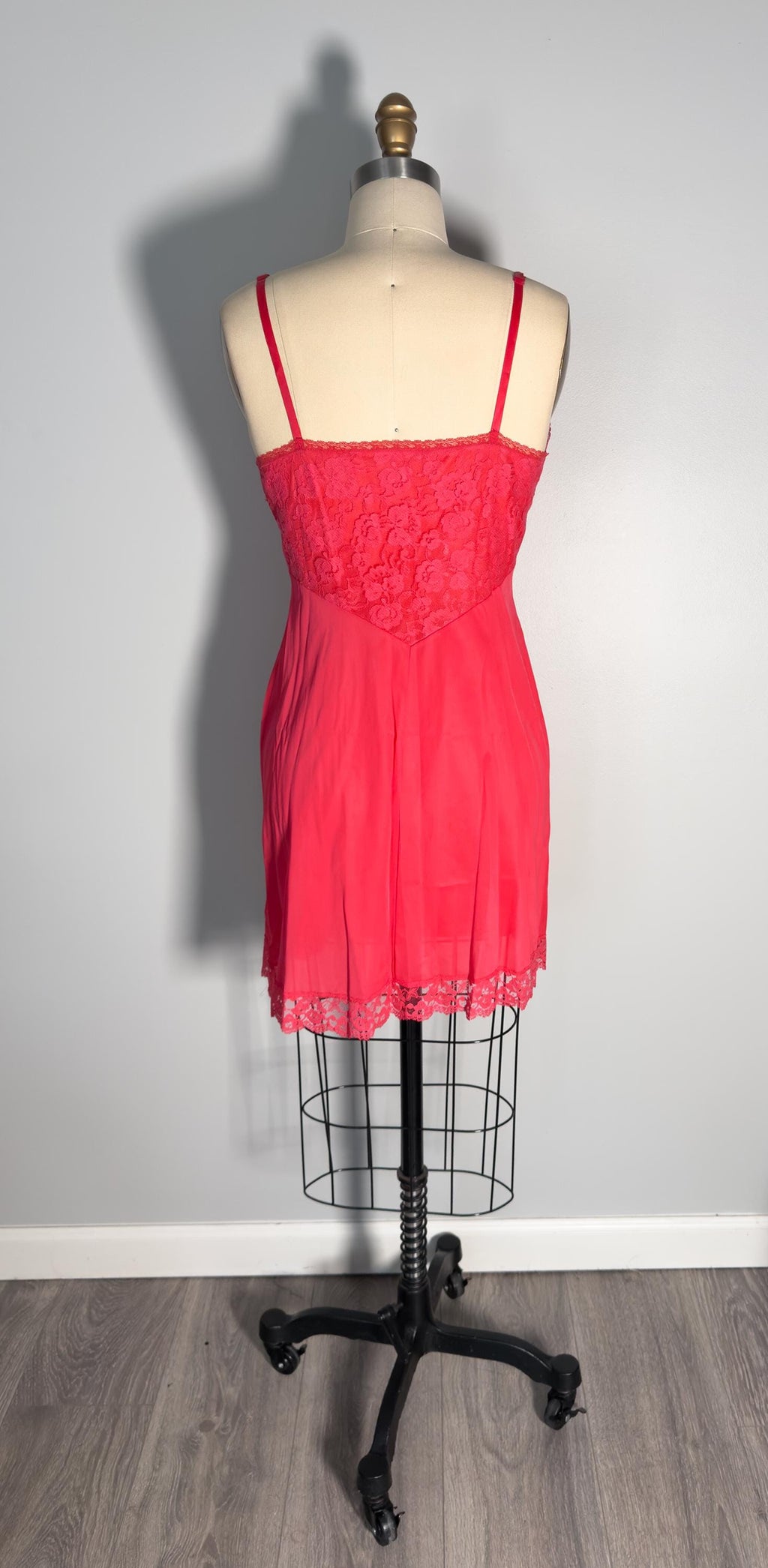 True Vintage Pink Lace Slip - FINAL SALE