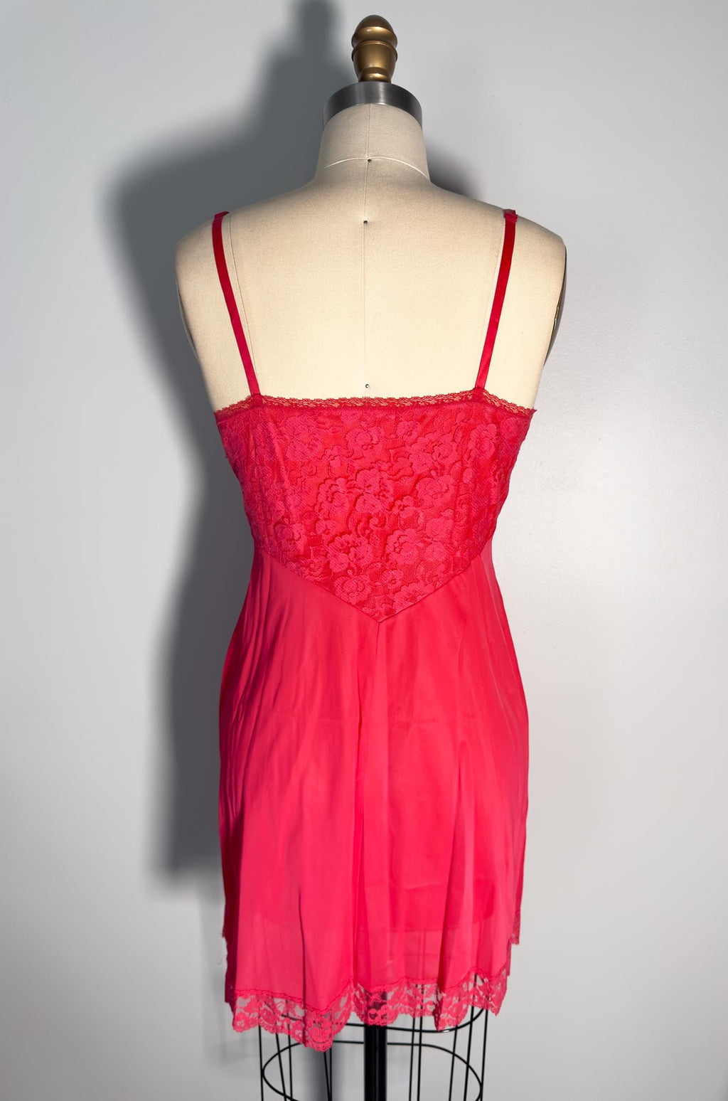 True Vintage Pink Lace Slip - FINAL SALE